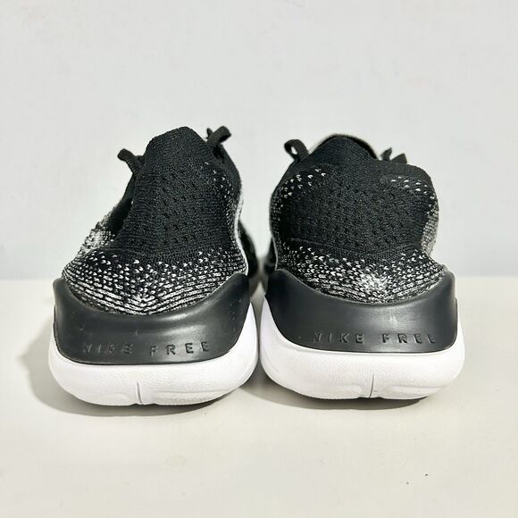 Nike Free RN Flyknit 2018 “Black White” Men’s Size 9 Lifestyle Running Shoes main image 7